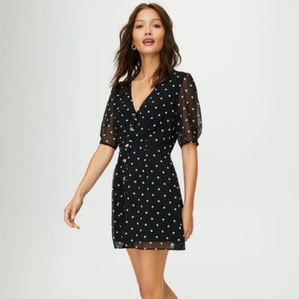 Aritzia Wilfred Button Front Mini Dress